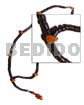 2-3mm Black Coco Heishe Tassle