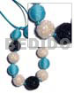20mm/25mm Round Wrapped Wood Beads