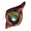 50mmx25mm Clay Eye Green Yellow