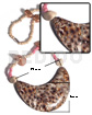 Asstd. Wood Beads Neckline Chunky