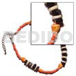 2-3mm Coco Pokalet. Orange Orange