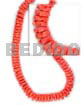 10mm Coco Flower Beads Orange