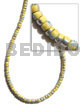 4-5mm Coco Pokalet. Yellow Splashing
