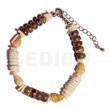 4-5mm Coco Pokalet. Nat. Brown/bleached