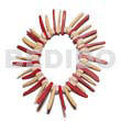 Elastic Red/nat. White Coco Indian