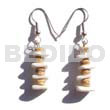 Dangling 7-8mm Coco Tiger Heishe