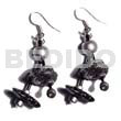 Dangling Double Row Black Coco