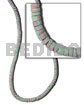 4-5mm Coco Heishe Green Splashing
