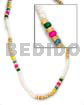 4-5mm Wht Shell/grn/nat Wht/grn/pink/yel/blu Coco