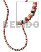 2-3 Mm Coco Combination Bleach/blk/red/orange