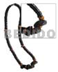 4-5mm Coco Heishe Black Slidecut