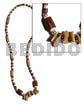 2-3mm Coco Heishe Nat. Brown/bleach,