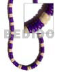 7-8mm Coco Pokalet/violet Bleach White