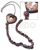 45mm Coco Heart Nat.brown Embossed