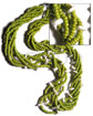 Lime Green Twisted 6 Rows