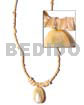 2-3mm Coco Heishe Nat. Gold