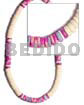 7-8mm Coco Pokalet Bleach Pink/blue