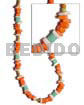 Orange Coco Sq. Cut White