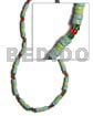 4-5mm Aqua Green Coco Heishe
