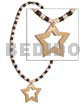 4-5mm Black/bleach Coco Pokalet Star