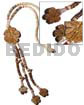 4-5mm Coco Pokalet. Bleach/hammershell Heishe