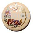 Round 50mm Coco Bleach Handpainted