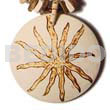 50mm Round Coco Pendant Star