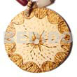 50mm Round Coco Pendant Scallop