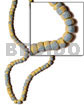 4-5mm Coco Pokalet. Subdued Yellow