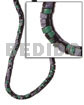 7-8mm Coco Heishe Black Splashing