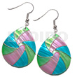 Dangling 35mmx30mm Teardrop Kabibe Shell,