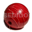 Round 20mm Nat. Wood Beads