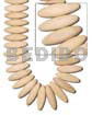 Nat. White Wood Flat Football