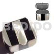 Stainless Metal Casing Inlaid Black