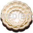 Capiz Cake Stand Brass /