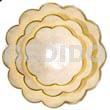 Capiz Scallop Bowl /3 Pc