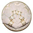 Round Capiz Placemat 12" Table