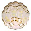 Round Scallop Capiz Set Of
