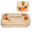 Rectangular Tissue Box Holder Red