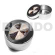 Stainless Metal Round Casing Inlaid