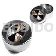 Stainless Metal Round Casing Inlaid