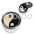 Stainless Metal Round Casing Inlaid