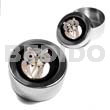 Stainless Metal Round Casing Inlaid