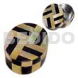 Stainless Metal Oval Casing Inlaid