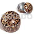 Stainless Metal Round Casing Inlaid