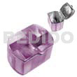 Stainless Metal Casing Inlaid Violet