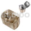 Stainless Metal Casing Inlaid Golden