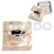 Stainless Square Metal Casing Inlaid