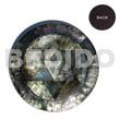 Stainless Metal Coaster Inlaid "star