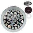 Stainless Metal Coaster Inlaid Crazy